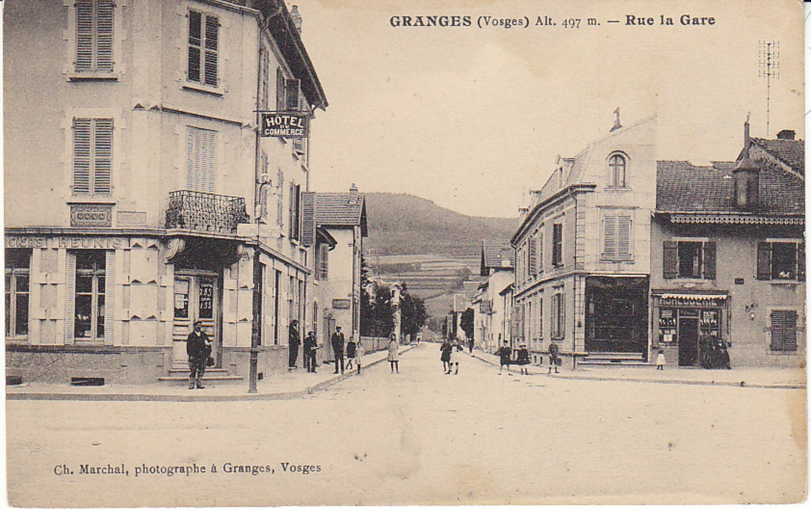 Granges , Rue De La Gare - Granges Sur Vologne