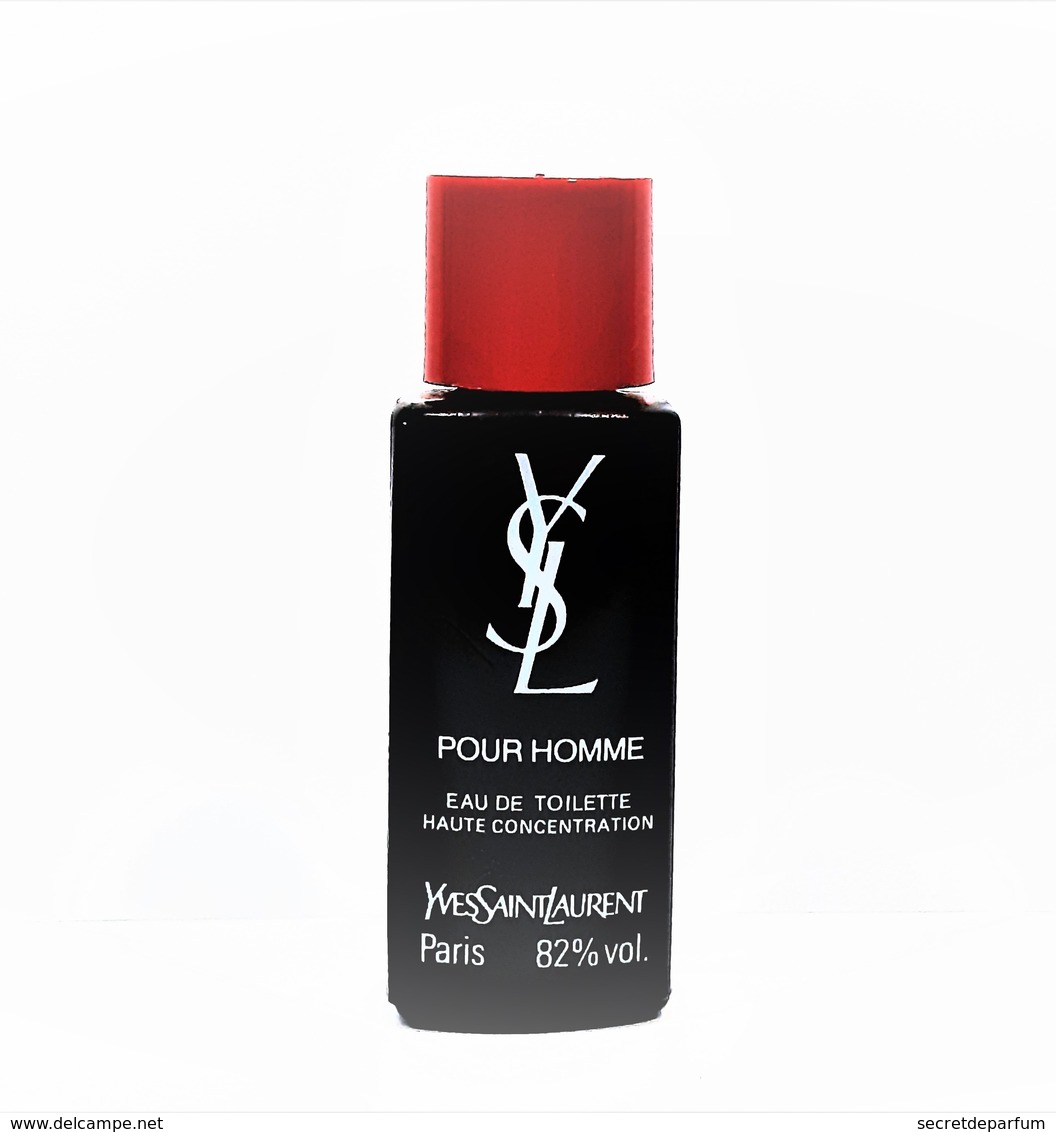 Miniatures De Parfum  YVES SAINT LAURENT Pour HOMME EDT  Haute Concentration - Miniatures Hommes (sans Boite)