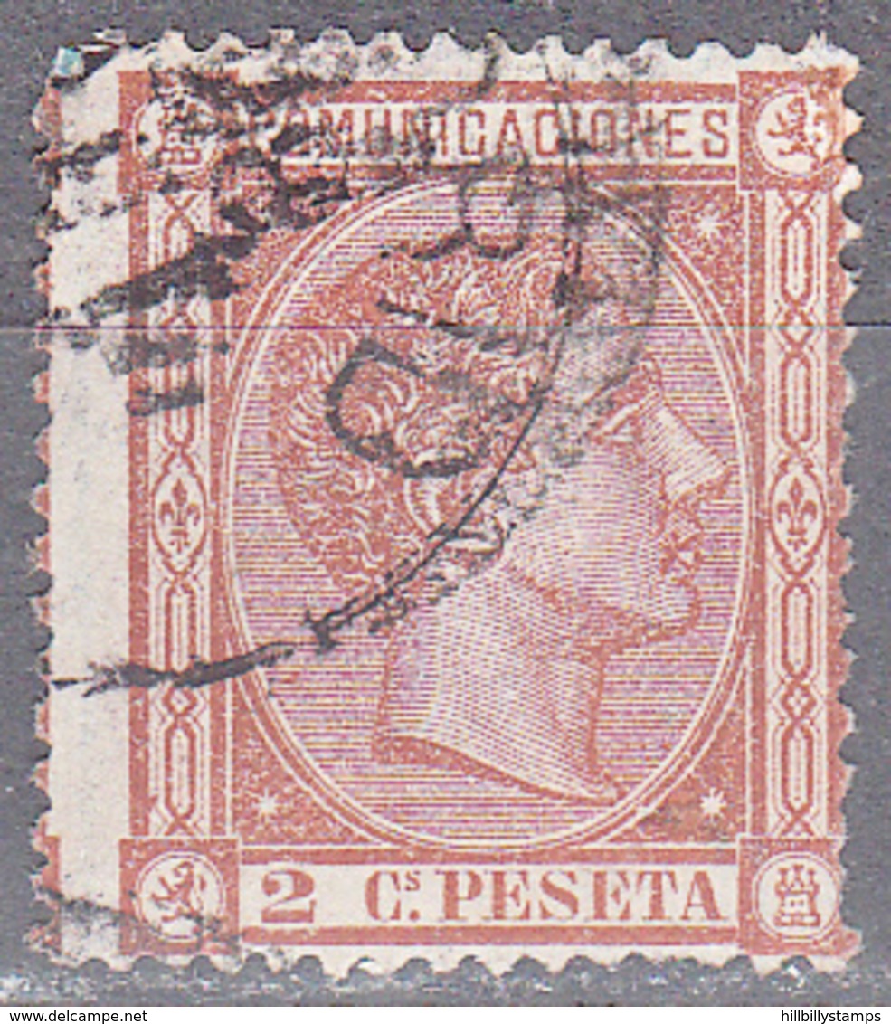 SPAIN      SCOTT NO. 212A    USED     YEAR  1875 - Used Stamps