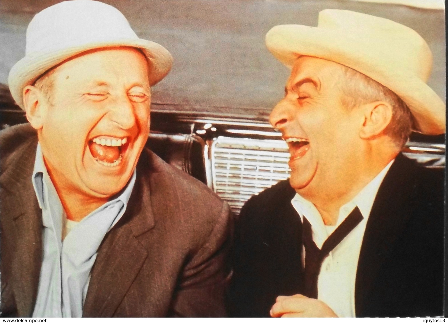 Photo - Cinéma, TV & Video > Merchandising > Louis De Funès Et Bourvil Le Corniaud - Au Verso Vos Meilleures Blagues TBE - Autres & Non Classés