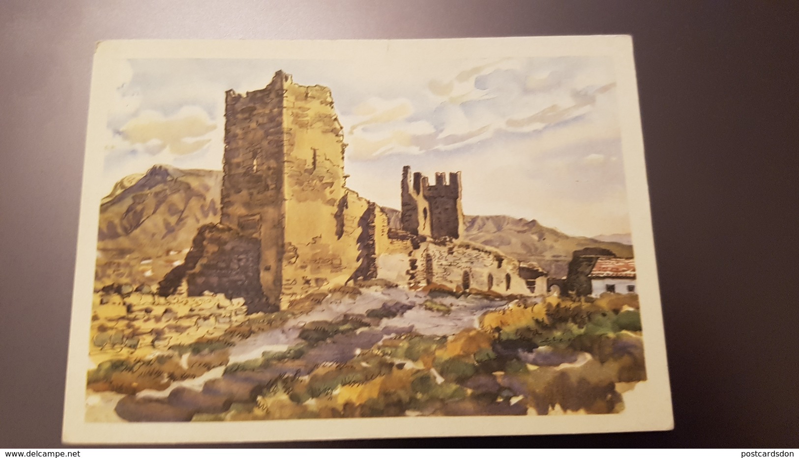 Crimea In  Art. RUSSIA Painter Bernstein "Sudak Fortress"  -  1961 Stationery - Russie