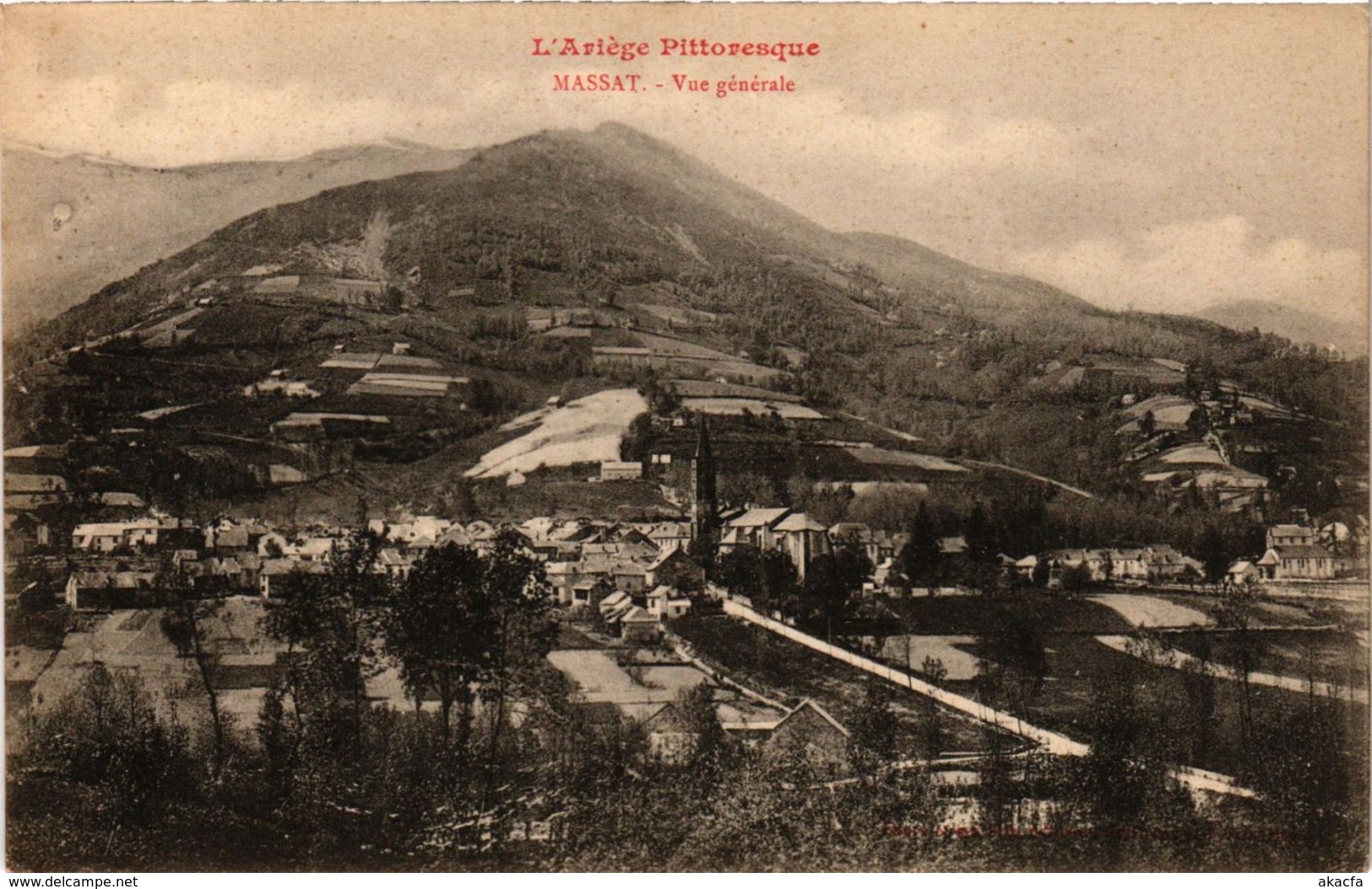 CPA L'Artege Pittoresque - Massat - Vue Générale (350946) - Autres & Non Classés