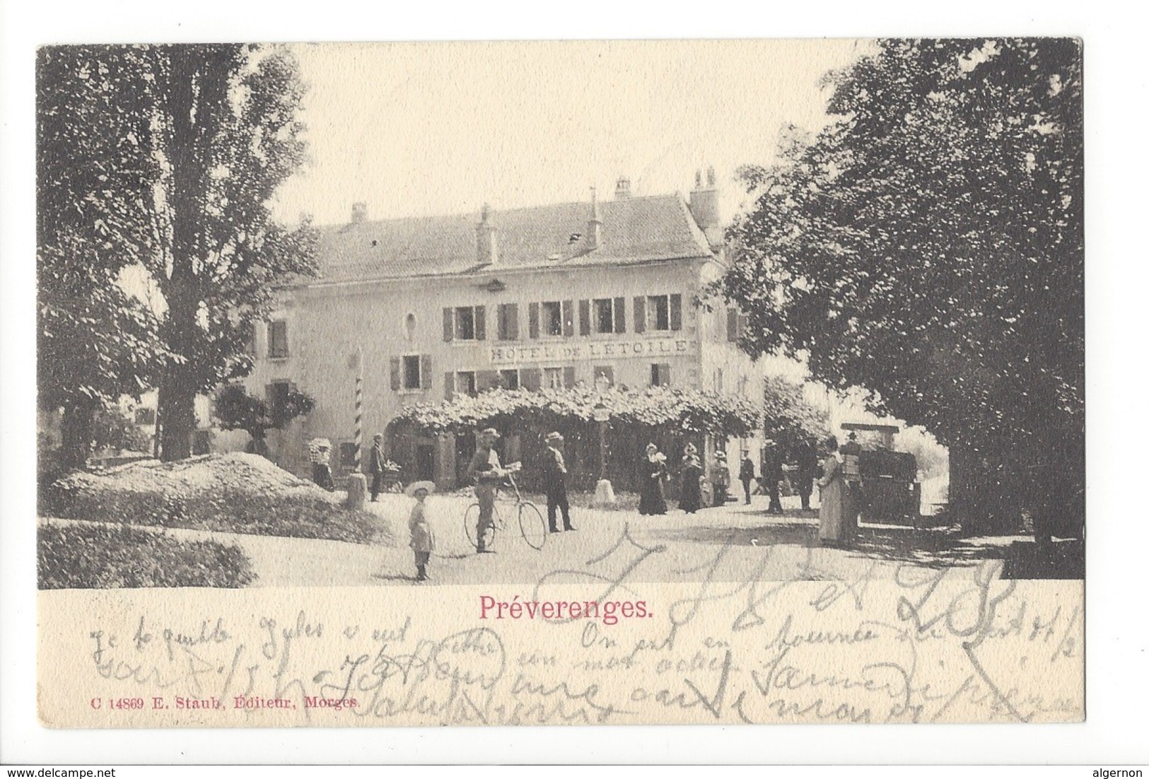 23213 - Préverenges Hôtel De L'Etoile Cycliste 1903 - Préverenges
