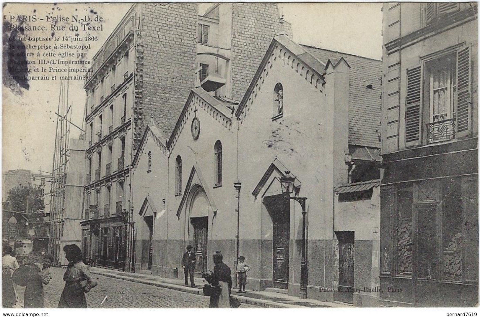 75 Paris 14 Rue Du Texel  Eglise Notre Dame De Plaisance - Arrondissement: 14