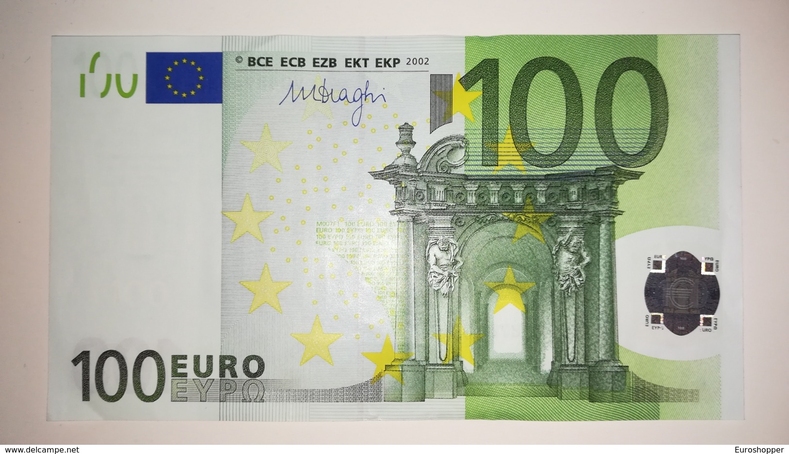 EURO-SPAIN 100 EURO (V) M007 Sign Draghi - 100 Euro