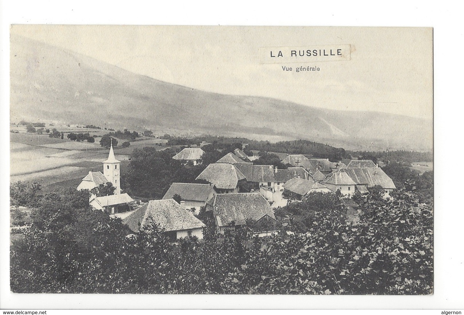 23216 - La Russille Vue Générale Cachet Lignerolle 1909 - Lignerolle