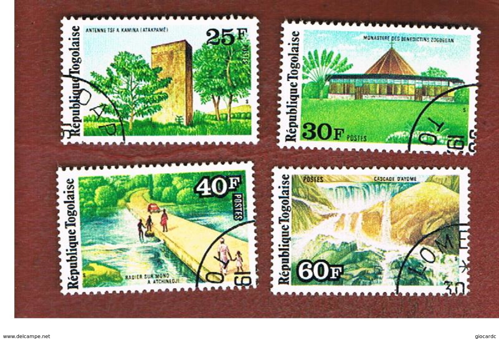 TOGO  - SG 1062.1065  -   1975  TOURISM (COMPLET SET OF 4) - USED ° - Togo (1960-...)