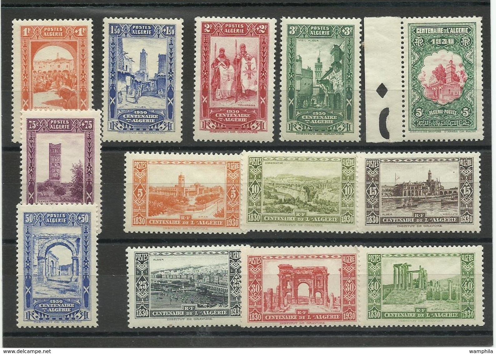 Centenaire De L' Algérie Série 87/ 99 Neuve ** MNH, Cote YT 160€ - Neufs