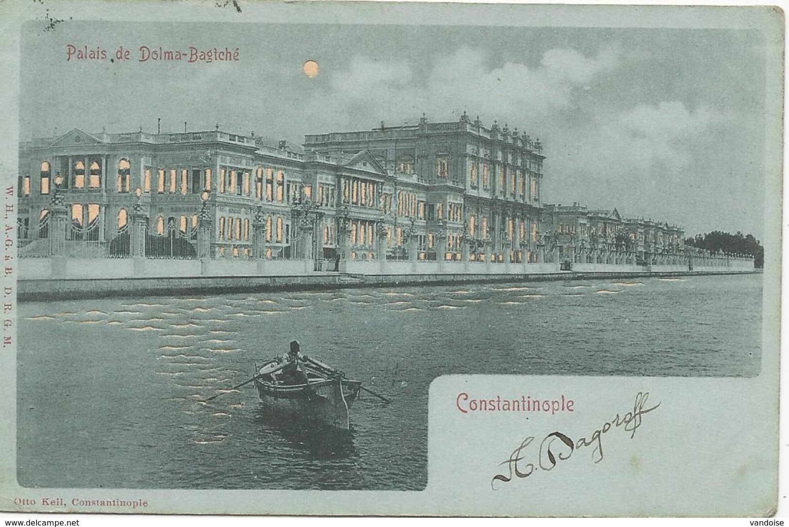 CARTE POSTALE 1901 AVEC  TIMBRE A 5 Ct AU TYPE SAGE ET CACHET  CONSTANTINOPLE TURQUIE - Unused Stamps