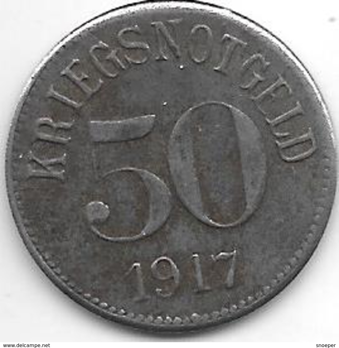 *notgeld Furth 50 Pfennig 1917 Fe  4613.10 / F 145.4b - Otros & Sin Clasificación