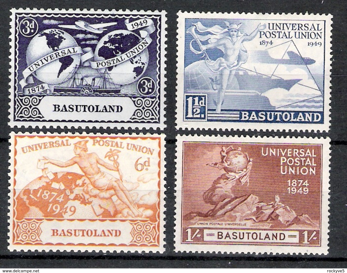 Basutoland 1949 UPU MNH CV £3.70 - 1933-1964 Kronenkolonie