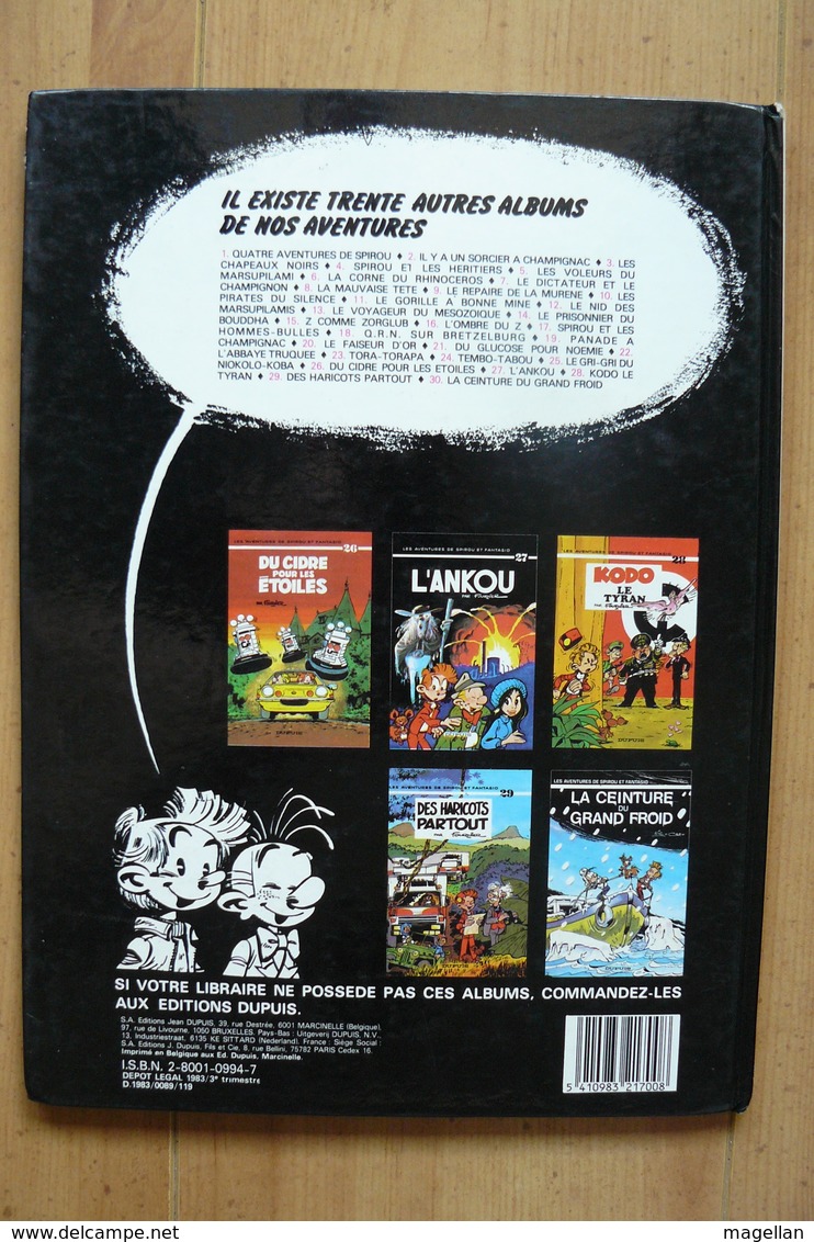 Les Aventures De Spirou Et Fantasio - N° 31 La Boîte Noire - Edition Originale - EO - 1983 - Spirou Et Fantasio