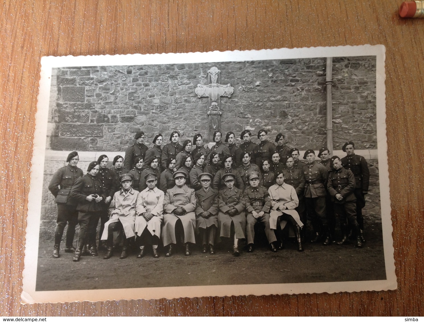 Photo Camp Militaire  Groupe De Soldats - Autres & Non Classés