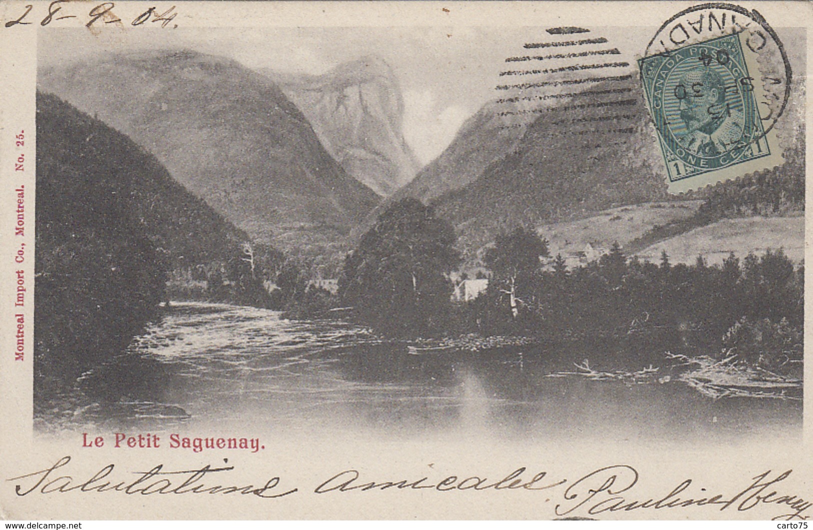 Canada - Petit-Saguenay - Postmarked 1904 - Saguenay