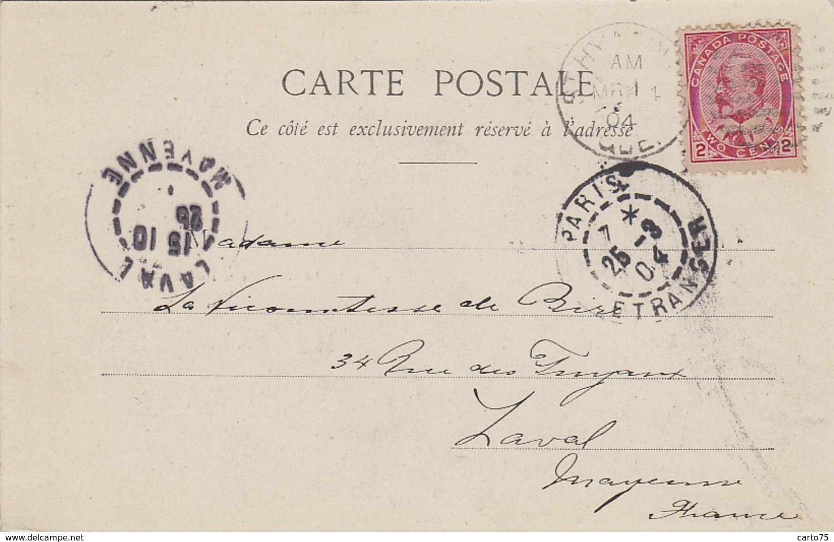 Canada - Trois-Rivières - Monastère Des Ursulines - Eglise Anglicane - Postmarked 1904 - Trois-Rivières