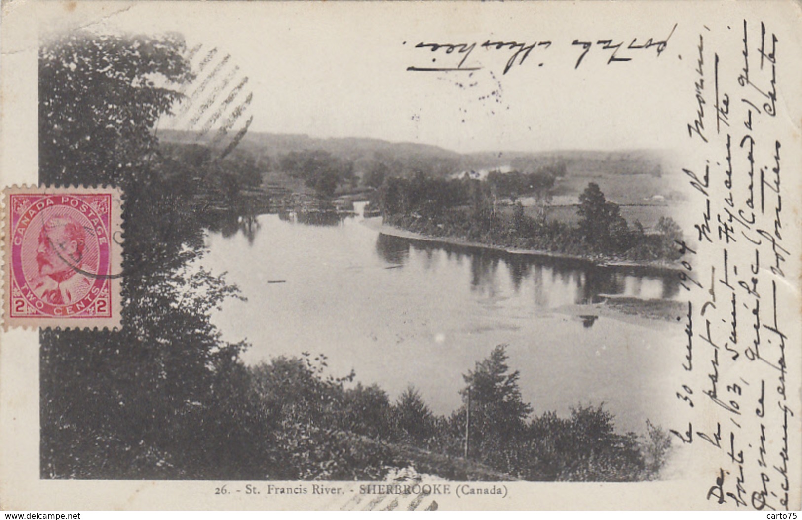 Canada - Sherbrooke - St. Francis River - Postmarked 1904 - Sherbrooke