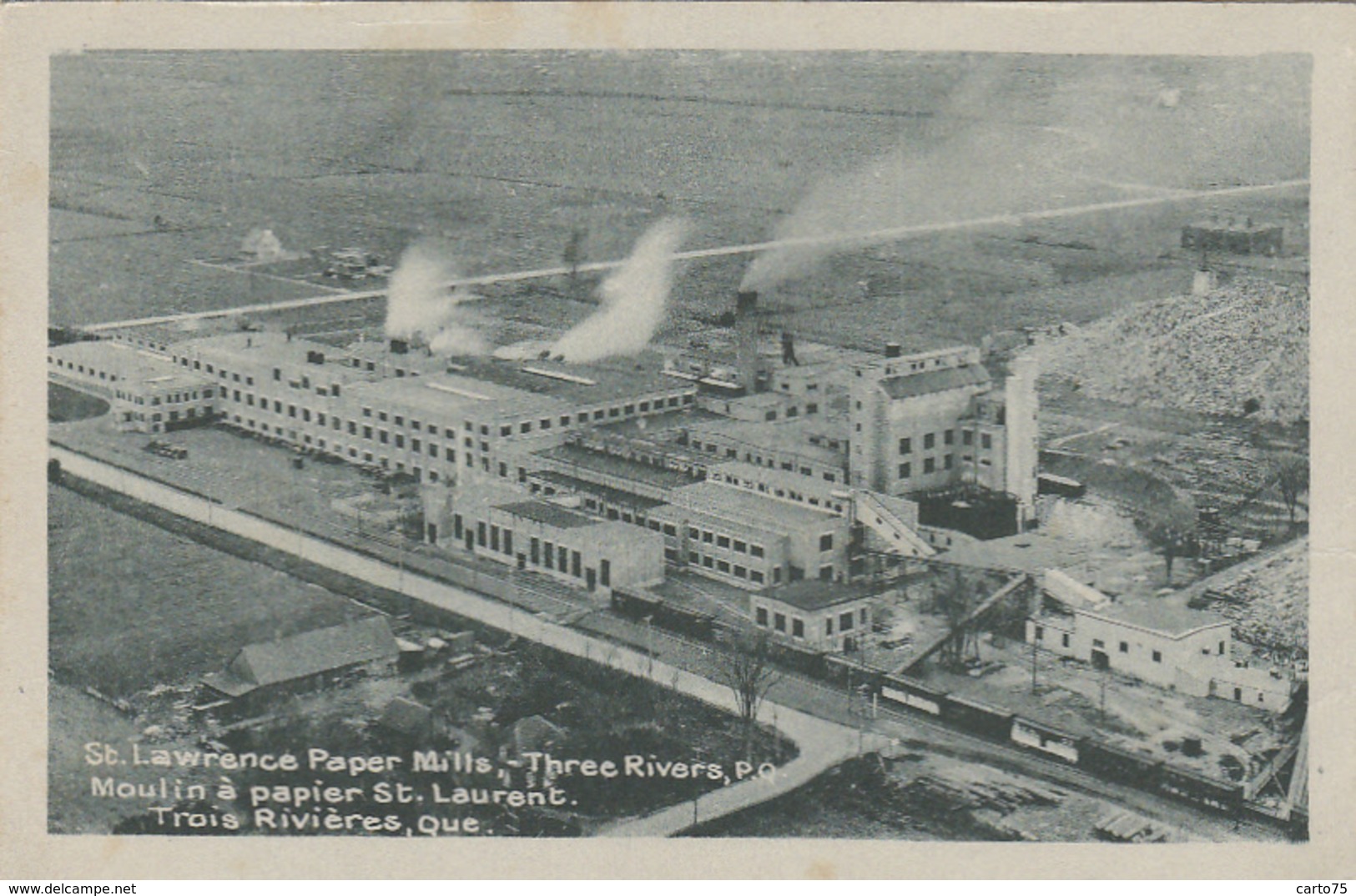 Canada - Trois-Rivières - St. Lawrence Paper Mills - Moulin à Papier St. Laurent - Usine Papier - Trois-Rivières