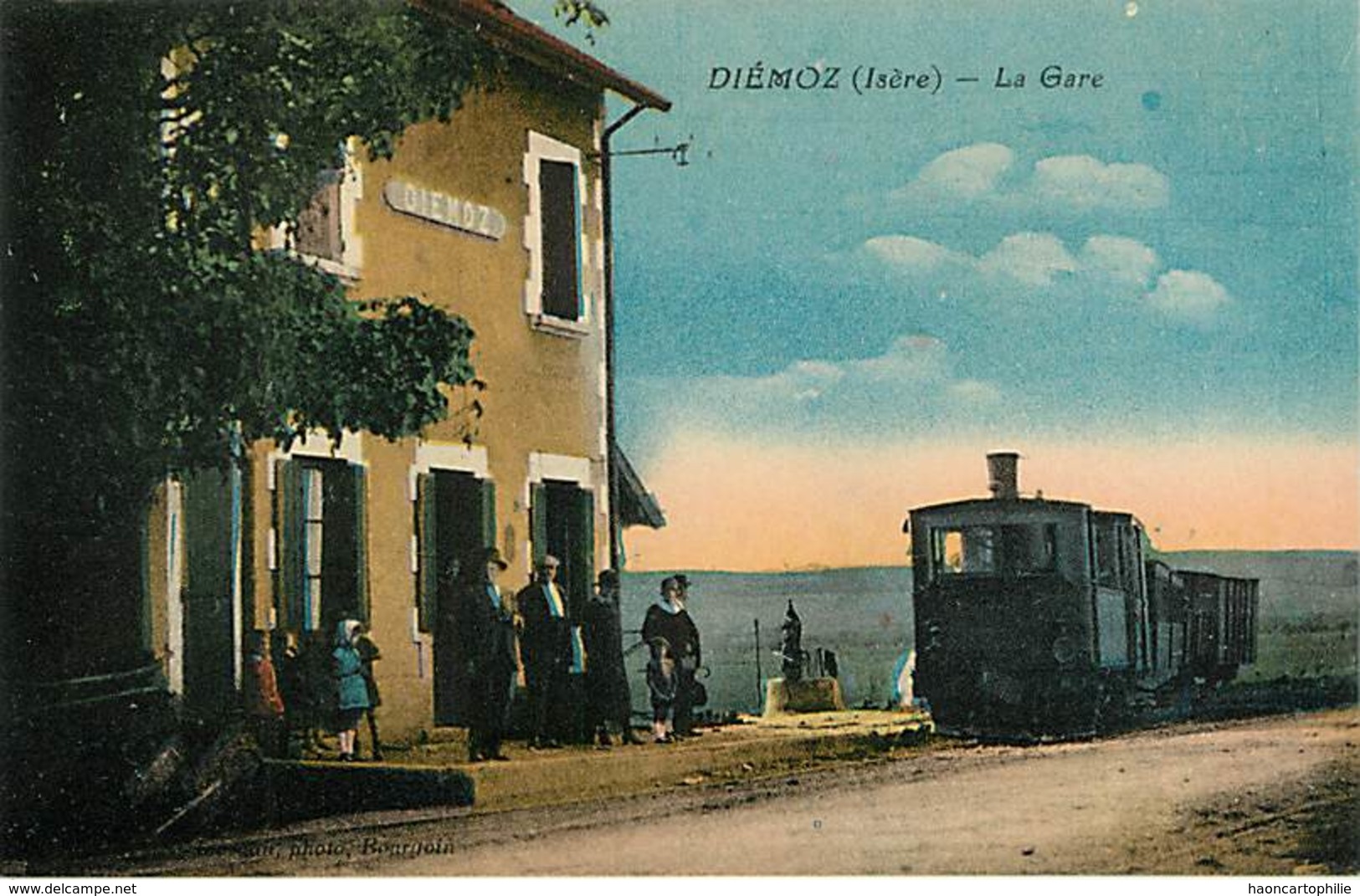 38 Diemoz La Gare Train Chemin De Fer - Diémoz