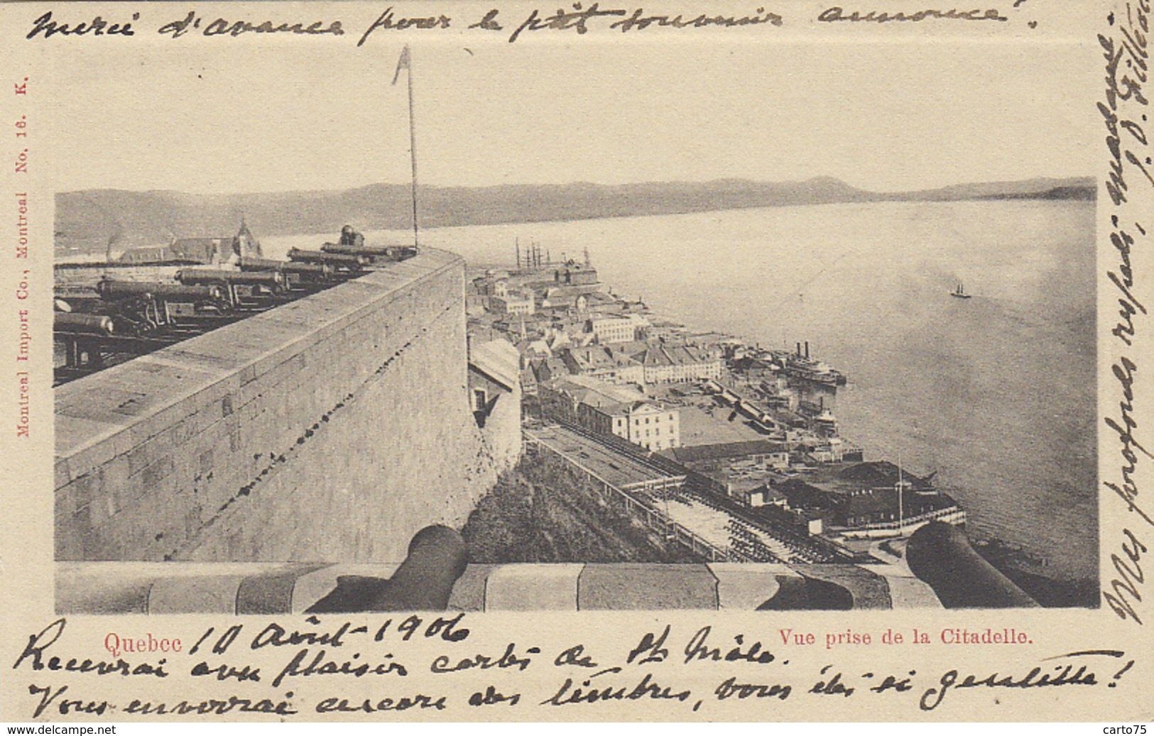 Canada - Québec Citadelle - Vue Prise De La Citadelle - Québec - La Citadelle