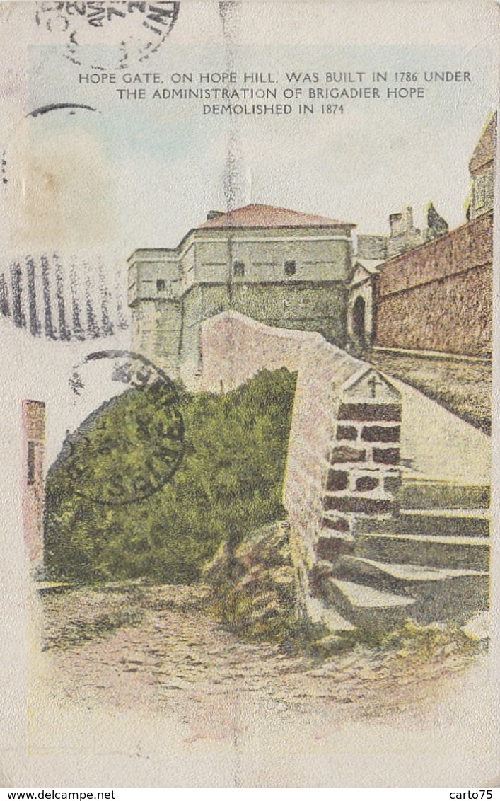 Canada - Québec - Hope Gate On Hope Hill - Porte Hope - Postmarked 1920 - Cachet Gérard Lemieux - Québec – Les Portes