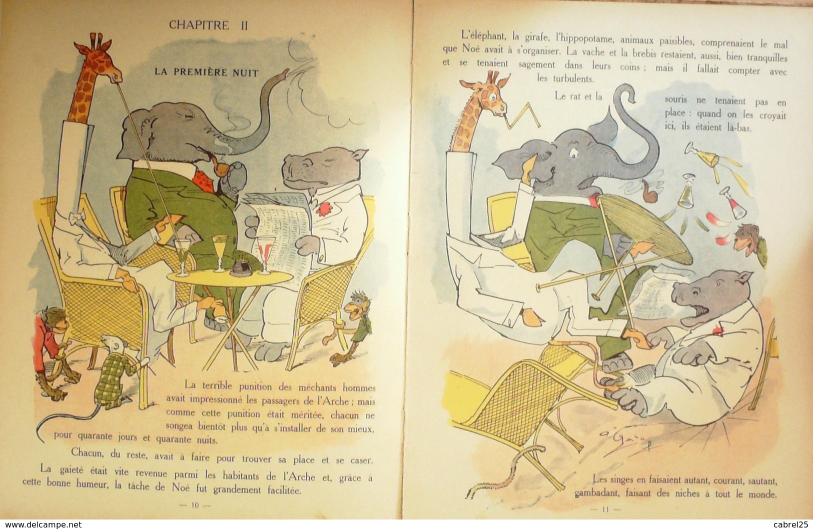 L'ARCHE De NOE-Auteur GEORGES CLAVIGNY-Dessins O'GALOP-1910 - Magazines - Before 1900