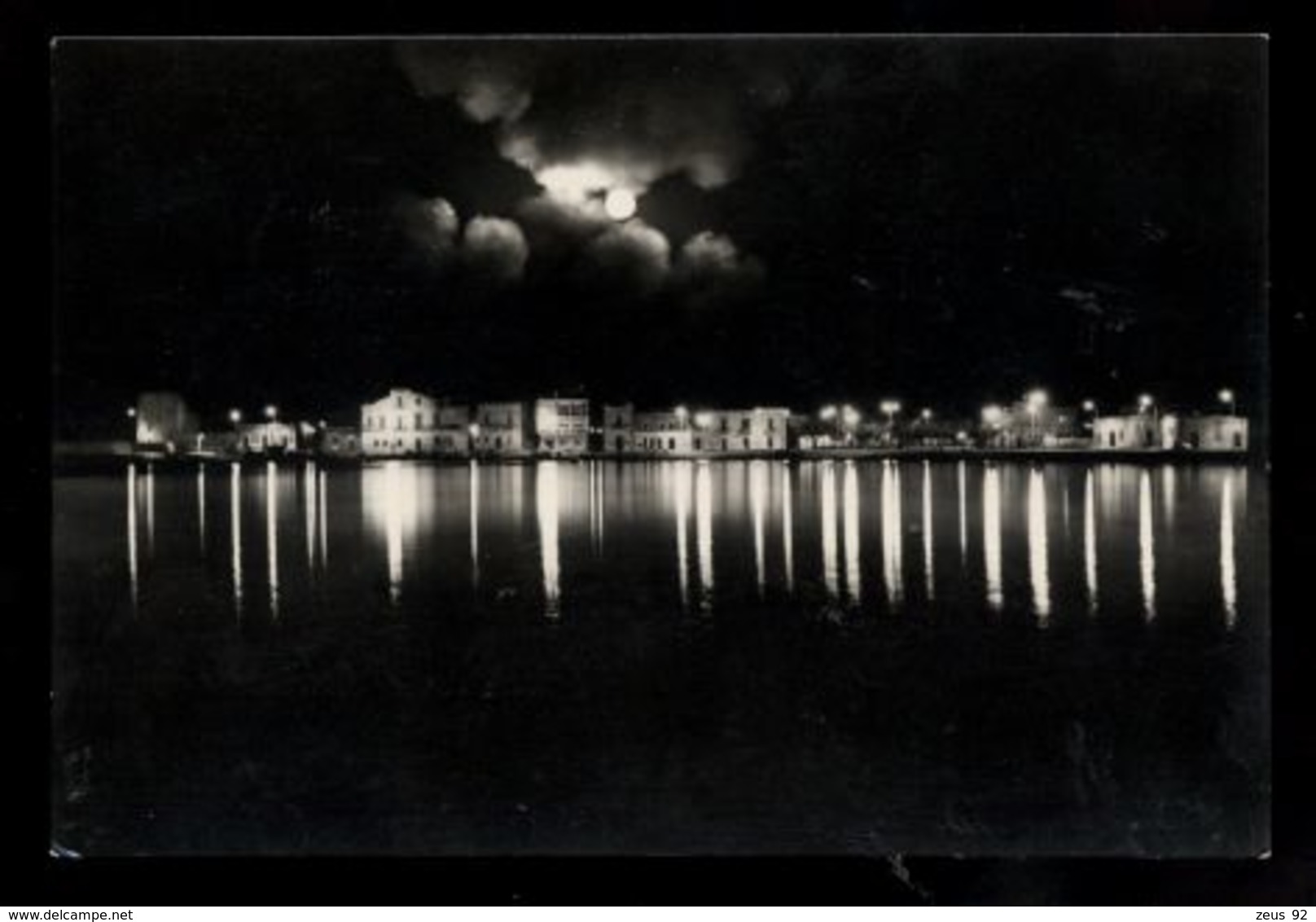 C1915 SANTO SPIRITO (BARI) - PANORAMA NOTTURNO B\N VG 1964 - Altri & Non Classificati