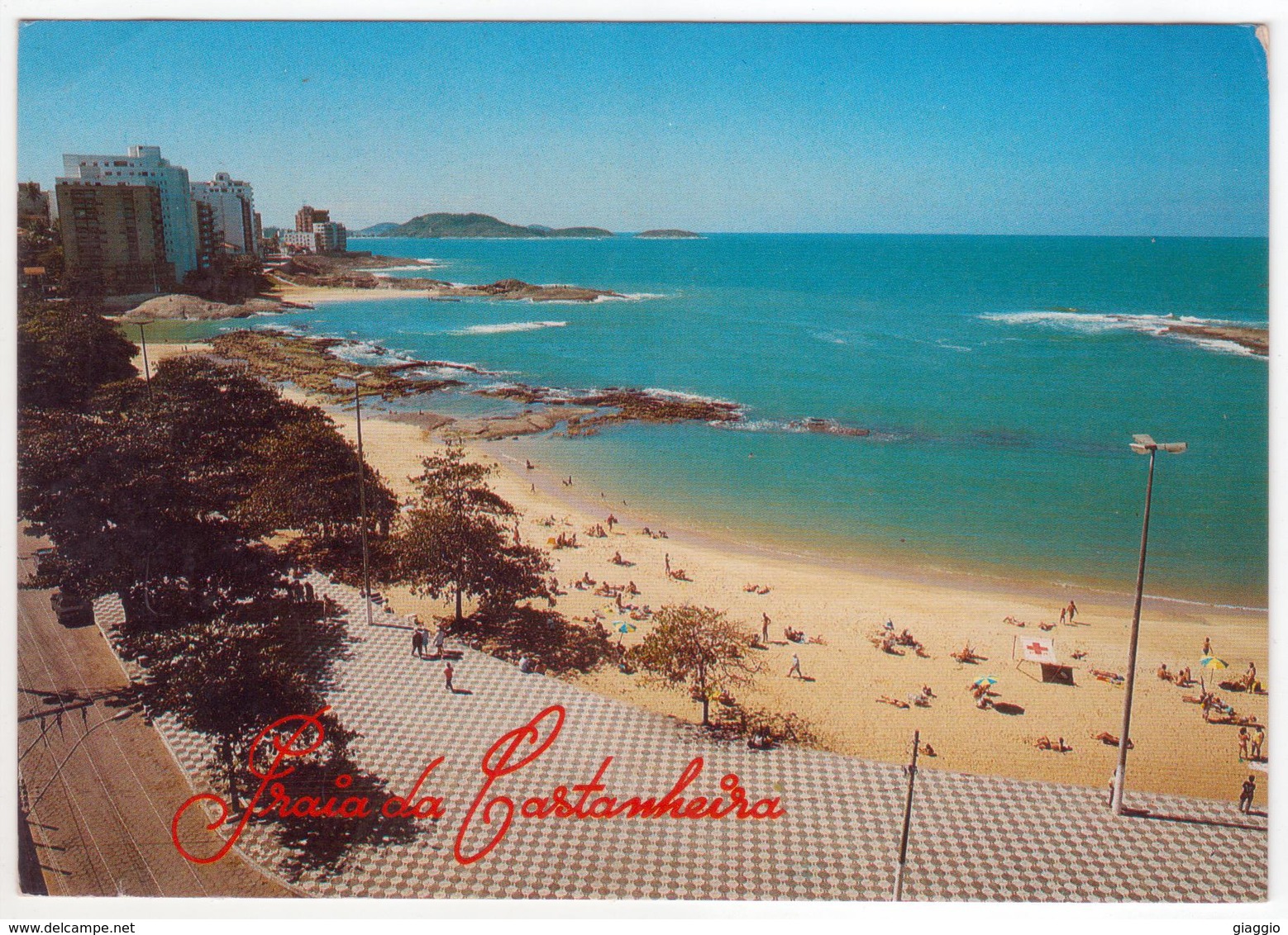 °°° 13787 - BRASIL - ESPIRITO SANTO - GUARAPARI - PRAIA DO CASTANHEIRA - 1993 With Stamps °°° - Vitória