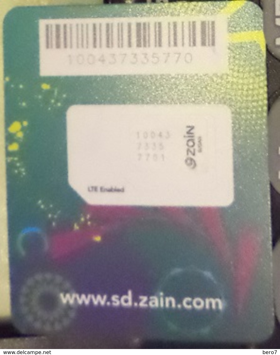 Sudan - ٍ- Zain - MINT GSM SIM - Sudan