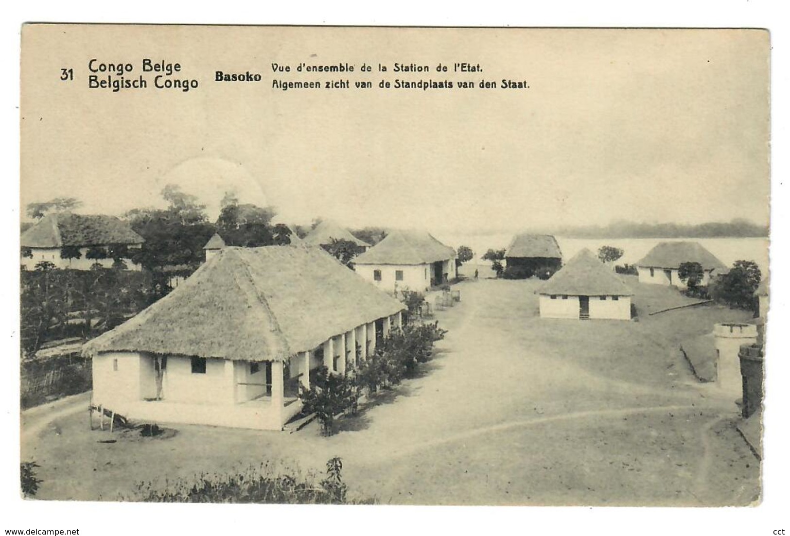 Congo Belge  Basoko  Vue D'ensemble De La Station De L'Etat - Congo Belge