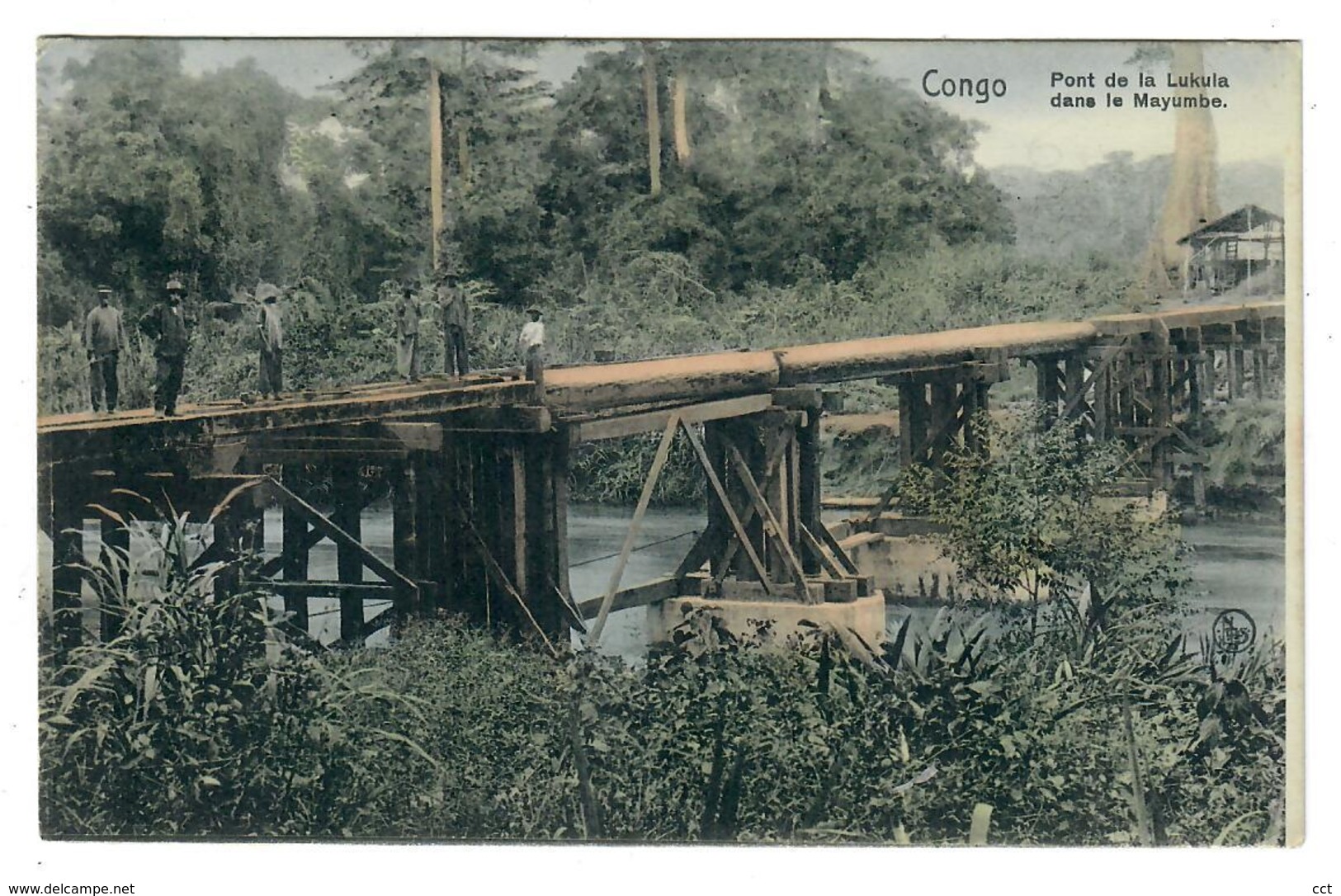 Congo Belge  Pont De La Lukala Dans Le Mayumbe  Edit Nels Série 14 N° 84 - Congo Belge