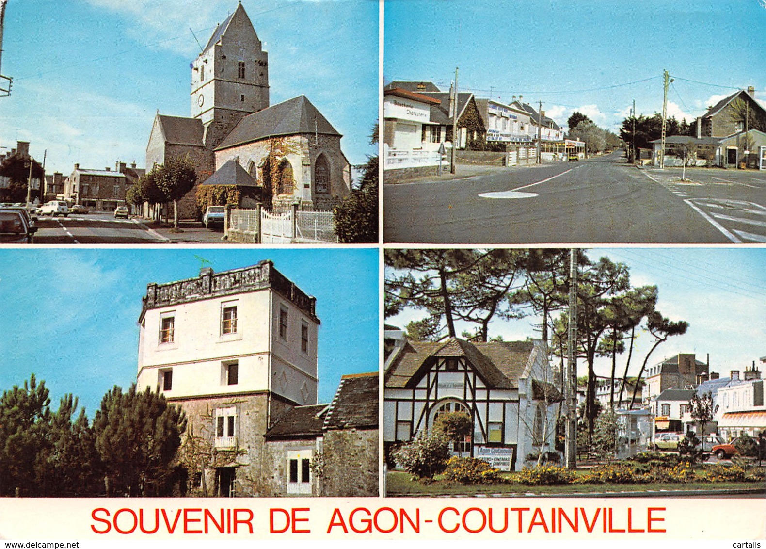 50-AGON COUTAINVILLE-N°C-3504-B/0121 - Autres & Non Classés