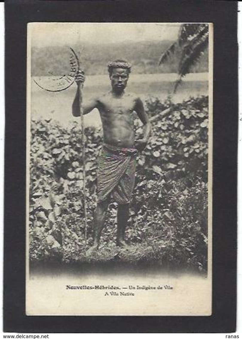 CPA Nouvelles Hébrides Circulé Type Ethnique Vanuatu - Vanuatu