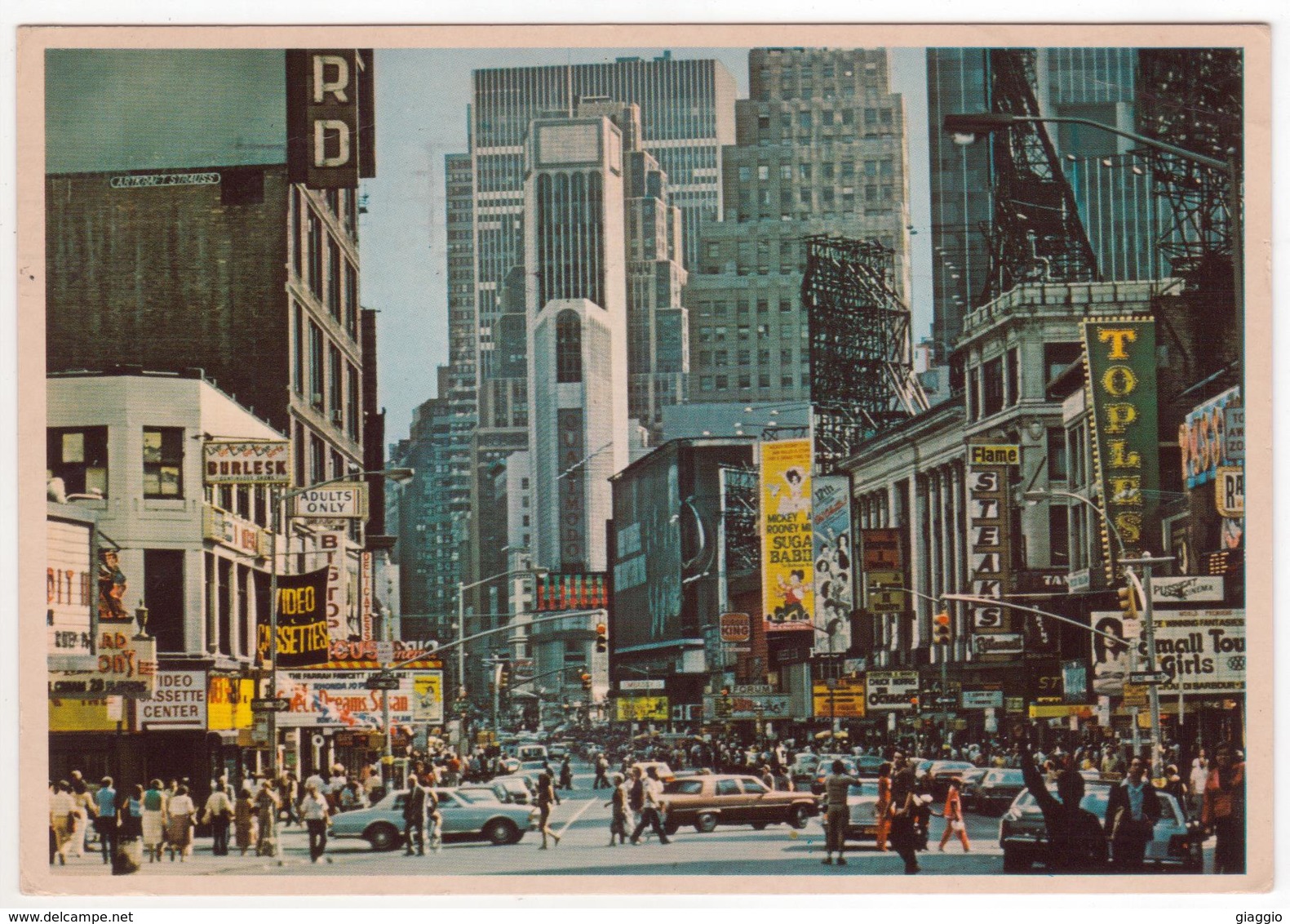 °°° 13800 - USA - NY - NEW YORK - TIMES SQUARE - 1985 With Stamps °°° - Time Square