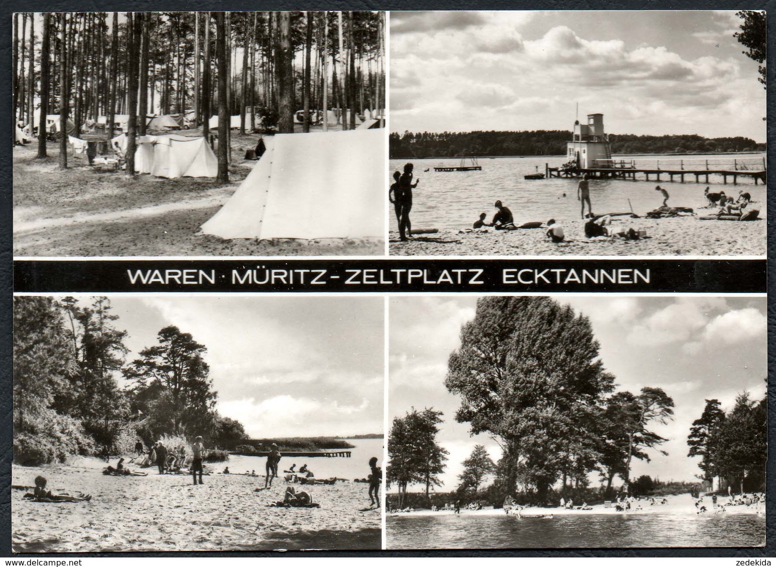 C7327 - Waren Müritz - MBK Zeltplatz - VEB Bild Und Heimat Reichenbach - Waren (Müritz)