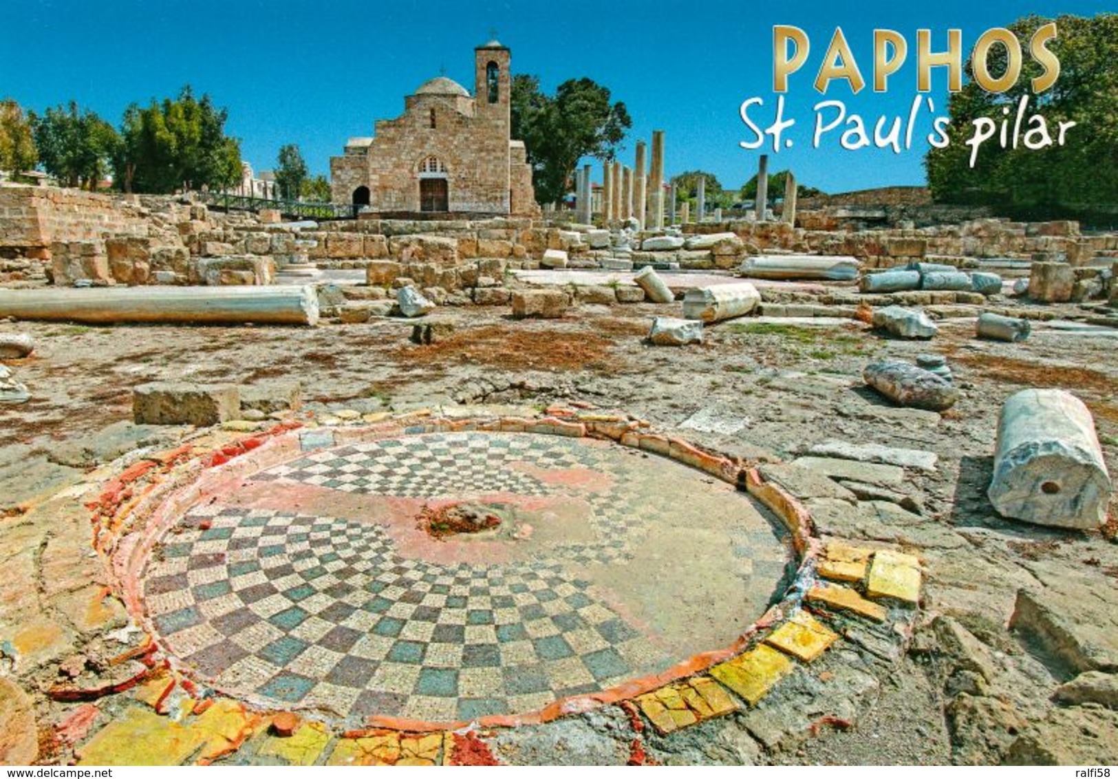 1 AK Zypern Cyprus * St Paul's Pilar Bei Paphos - Hier Wurde St. Paul Um 45 Gegeißelt * - Zypern