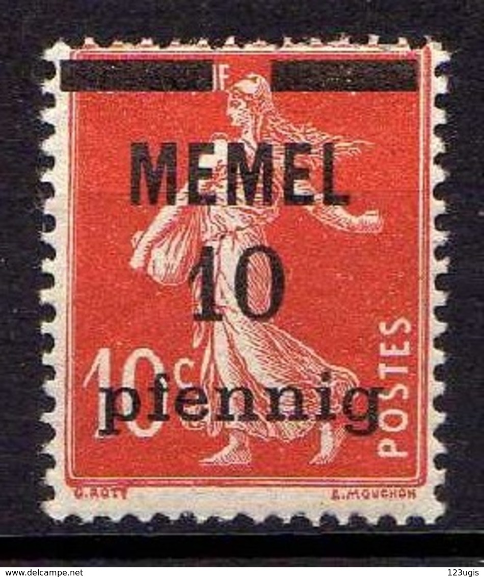 Memel 1920 Mi 19 Y * [260819VII] - Memelgebiet 1923