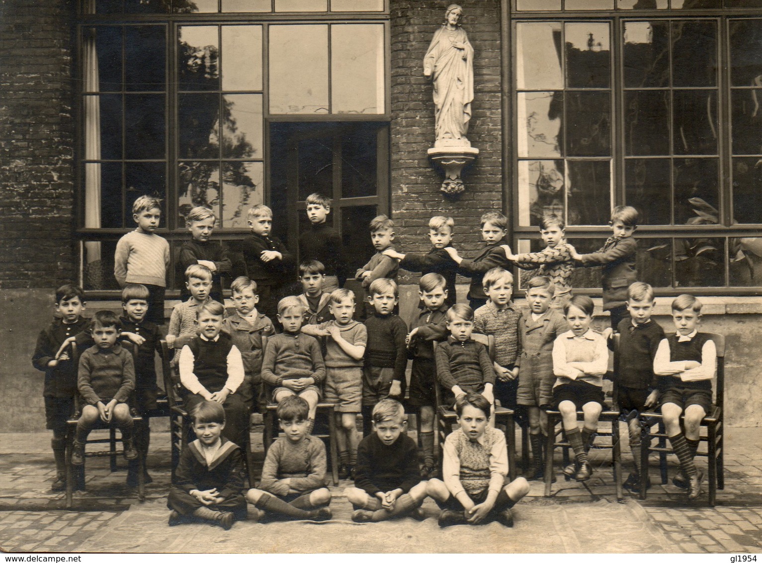 SCHOOLFOTO UIT  LEDEBERG  -  GENT  17 OP 12.50 CM - Other & Unclassified