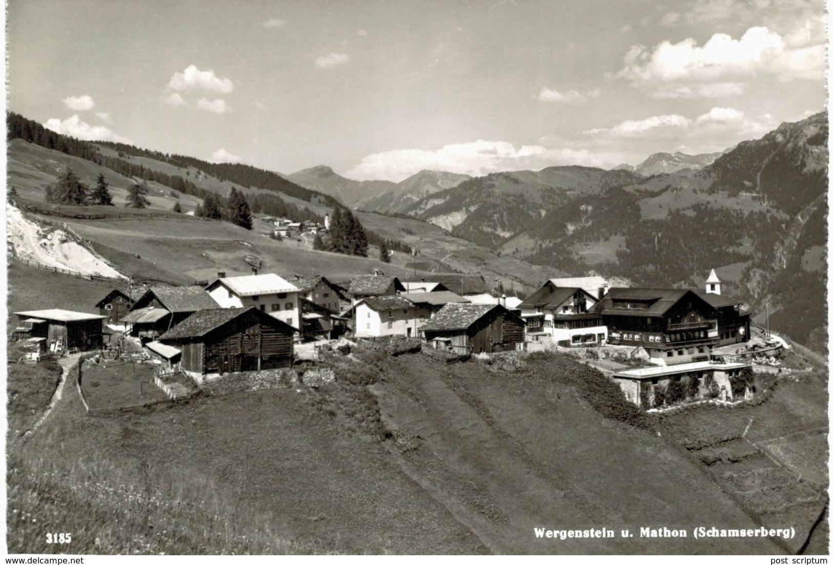 Suisse - Wergenstein Mathon Schamserberg - Casti-Wergenstein