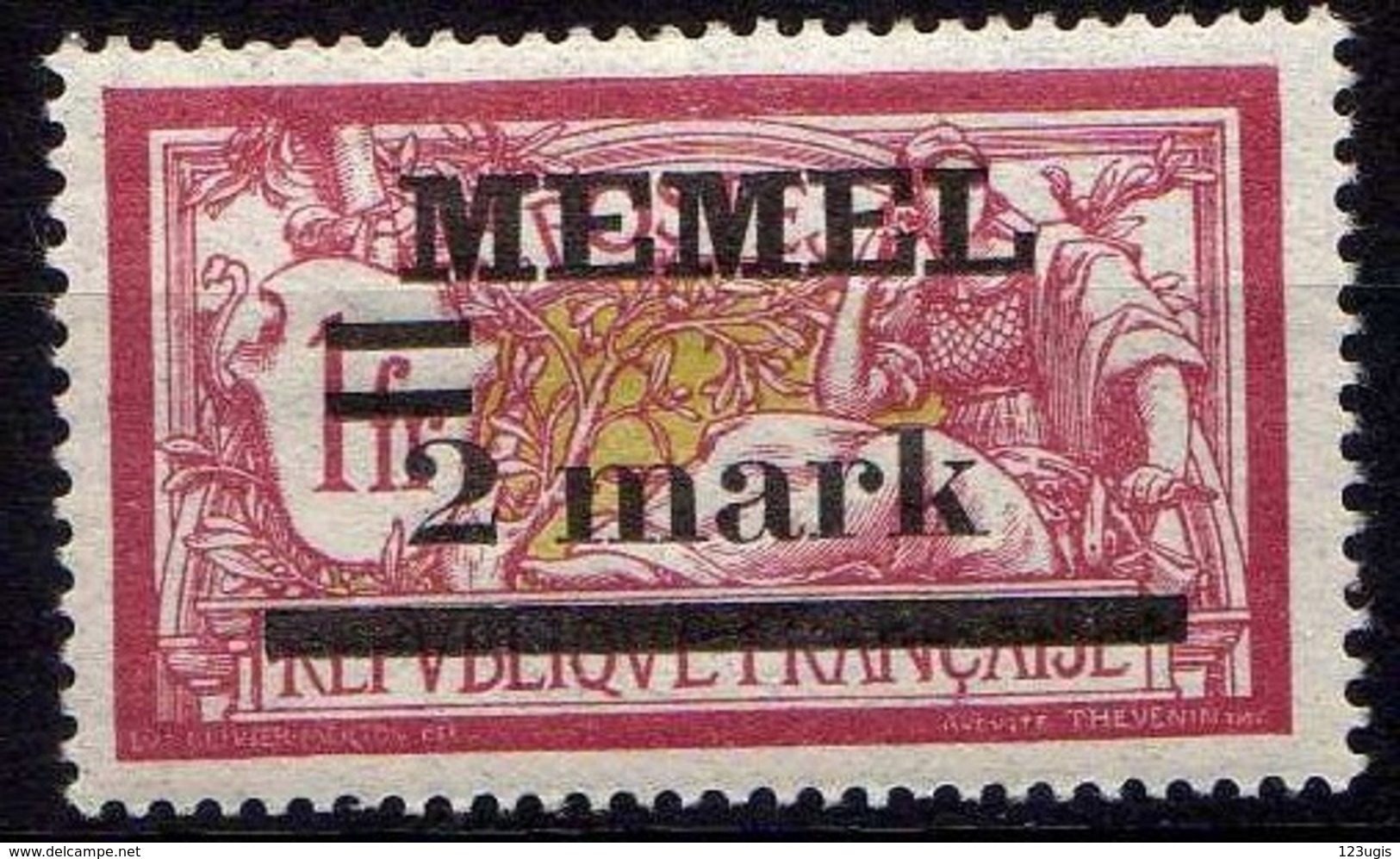 Memel 1920 Mi 28 Y * [260819VII] - Memelgebiet 1923