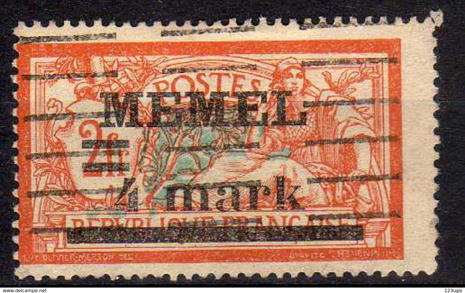 Memel 1920 Mi 31 II Y, Gestempelt [260819VII] - Memelgebiet 1923