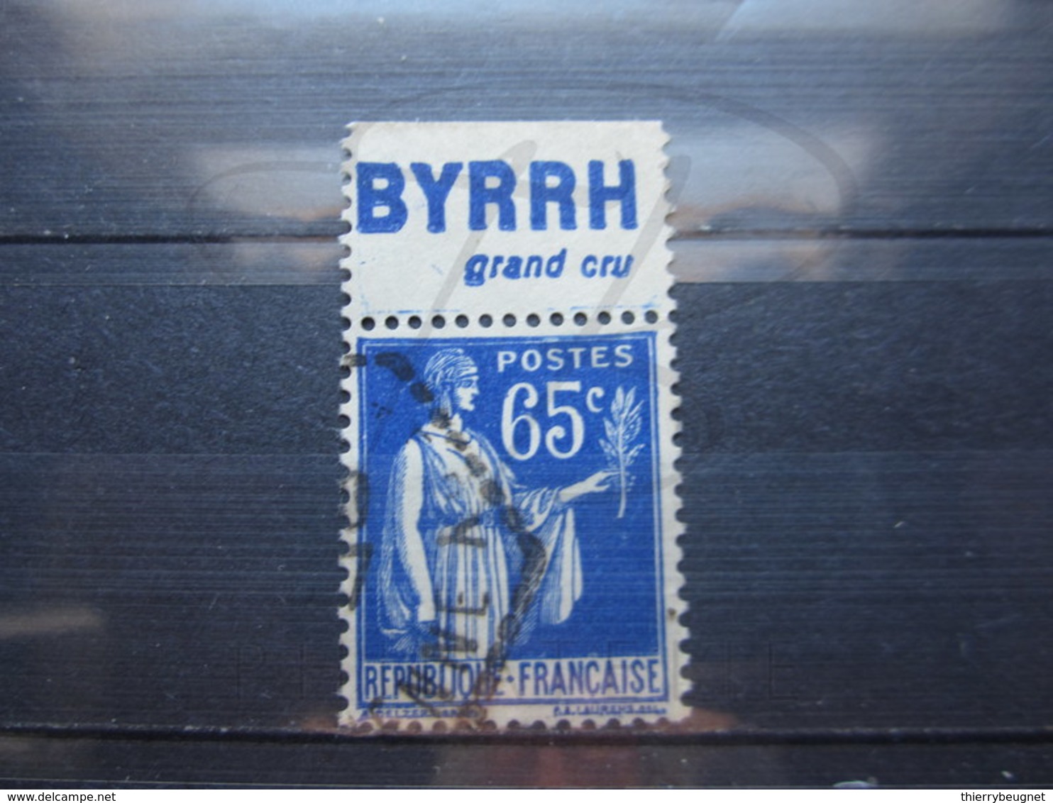 VEND BEAU TIMBRE DE FRANCE N° 365 + PUBLICITE " BYRRH " !!! - Other & Unclassified