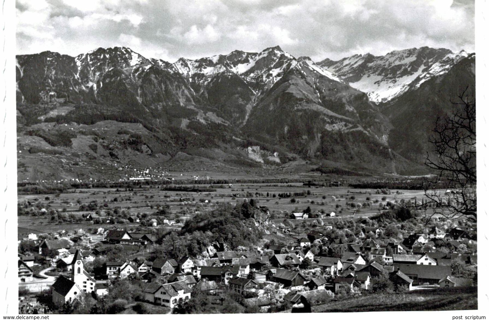 Suisse - Sevelen Blick Zum Falknis - Sevelen