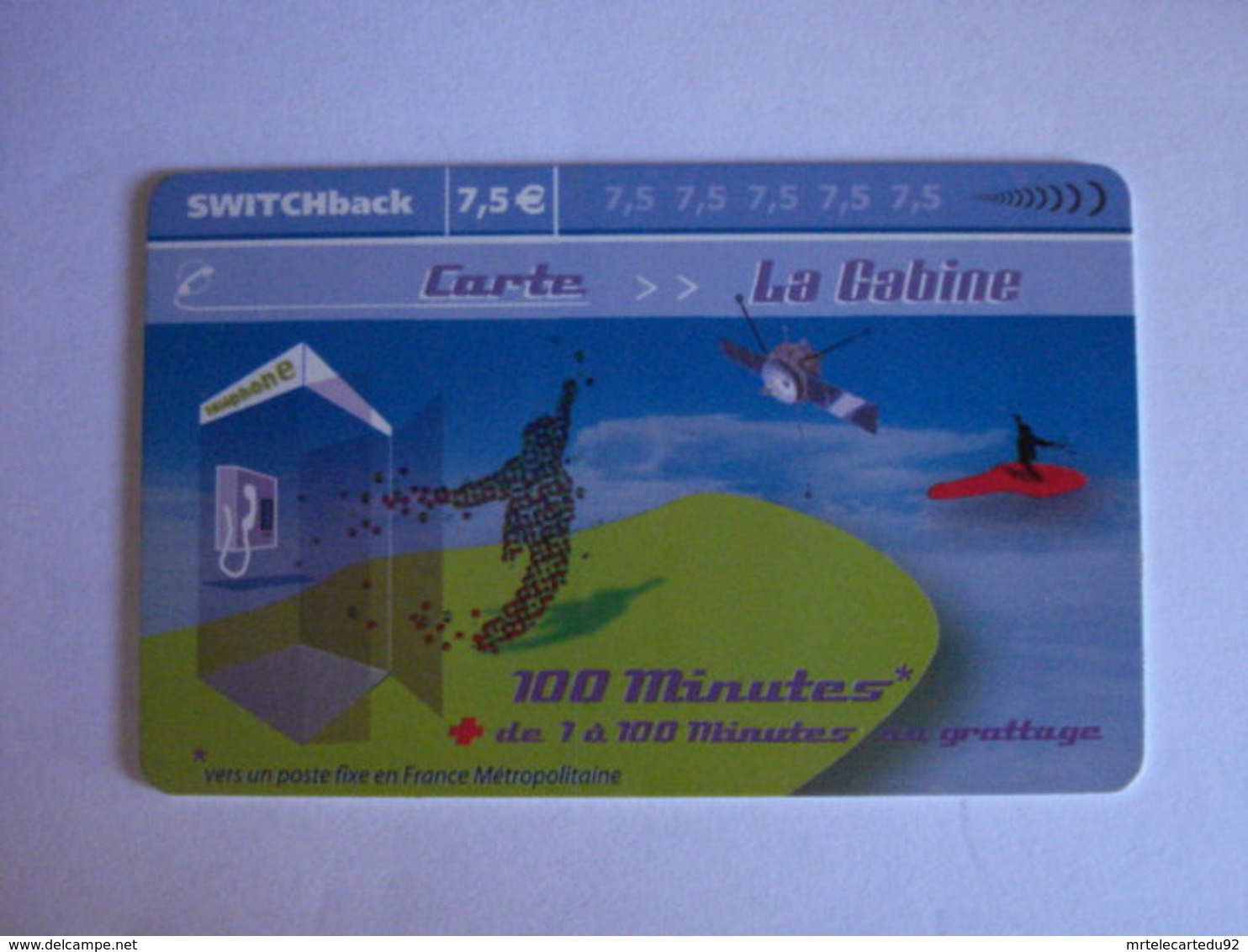 Carte Téléphonique Prépayée SWITCHback (carte D'essai Sans Code). Petit Prix De Départ ! - Per Cellulari (ricariche)