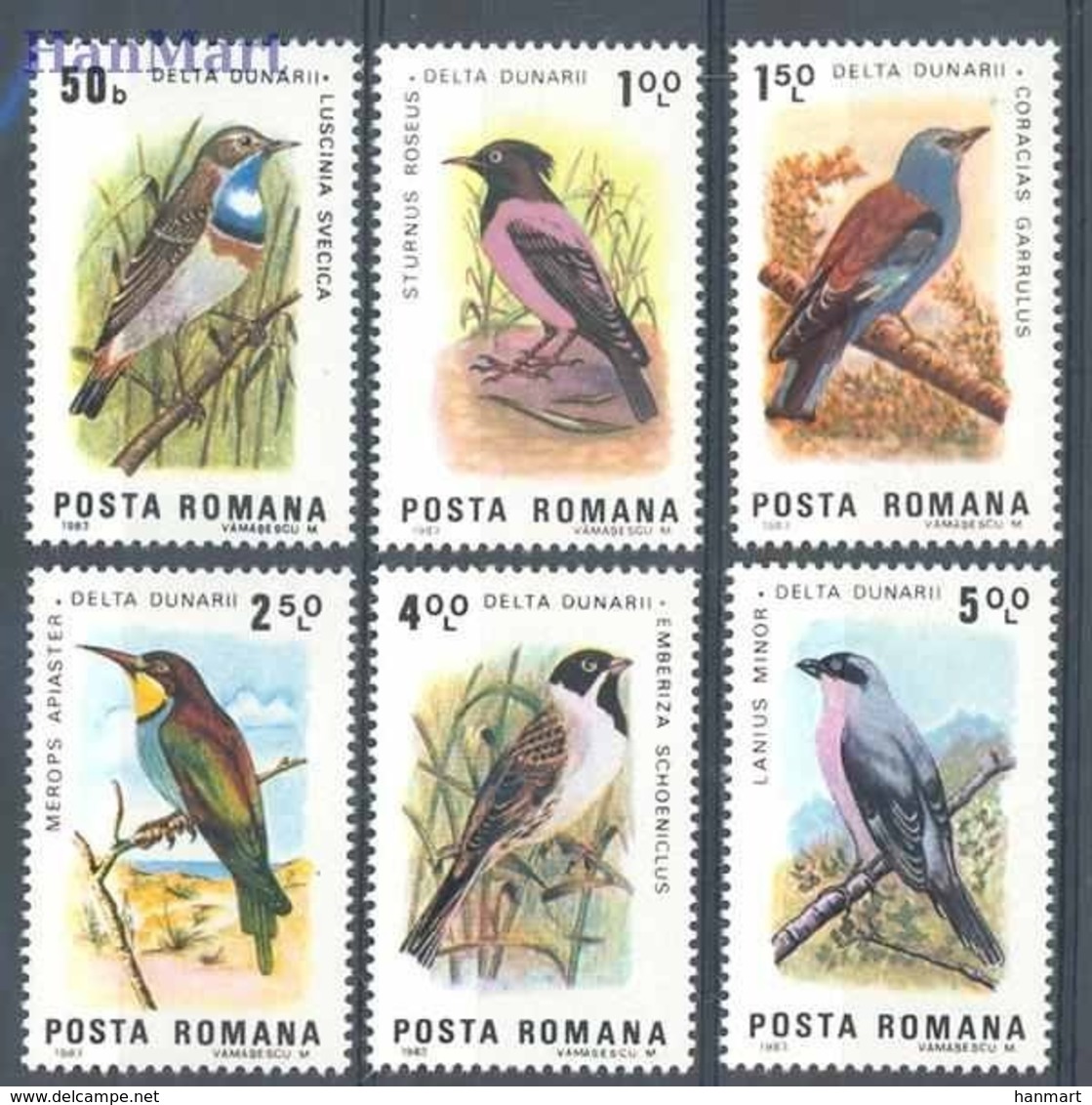 Romania 1983 Mi 3966-3971 MNH ( ZE4 RMN3966-3971 ) - Autres & Non Classés