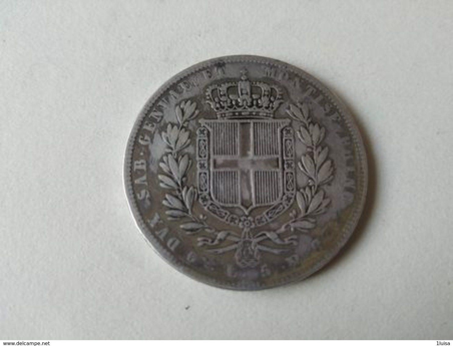 5 Lire 1837 - Piemonte-Sardegna, Savoia Italiana