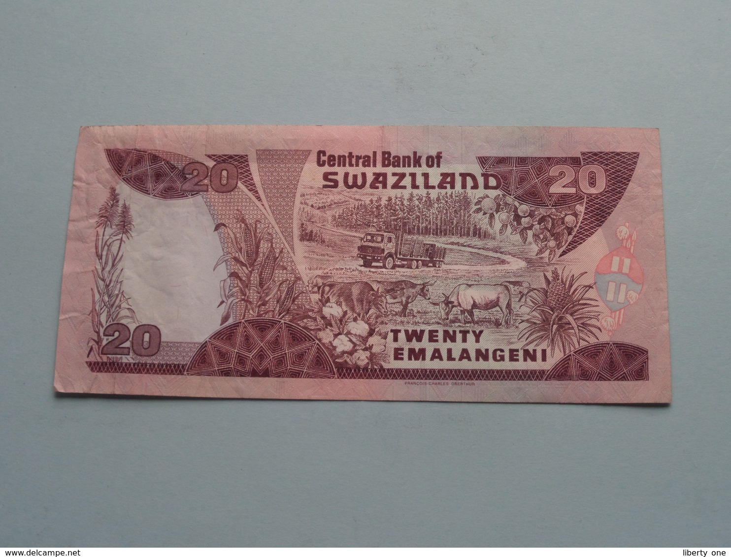 Twenty EMALANGENI 20 ( AE212113 ) Central Bank Of SWAZILAND ( For Grade, Please See Photo ) ! - Swaziland