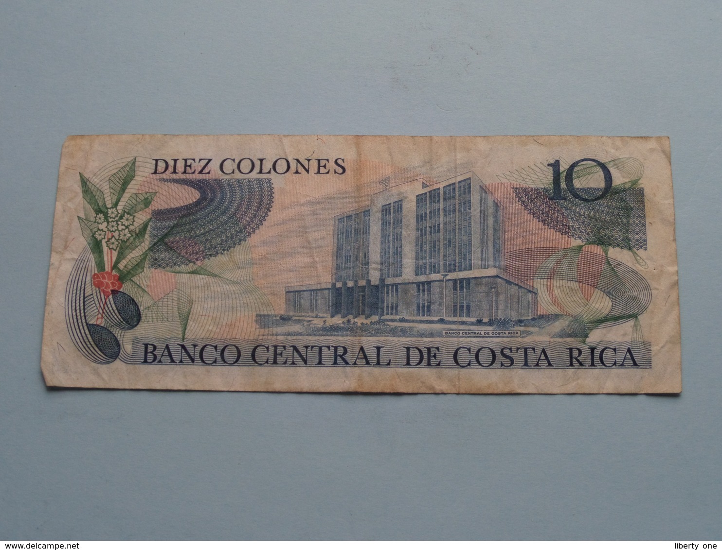 Diez Colones 10 ( D4023977 ) 12de Junio De 1974 - Banco Central De COSTA RICA ( For Grade, Please See Photo ) ! - Costa Rica