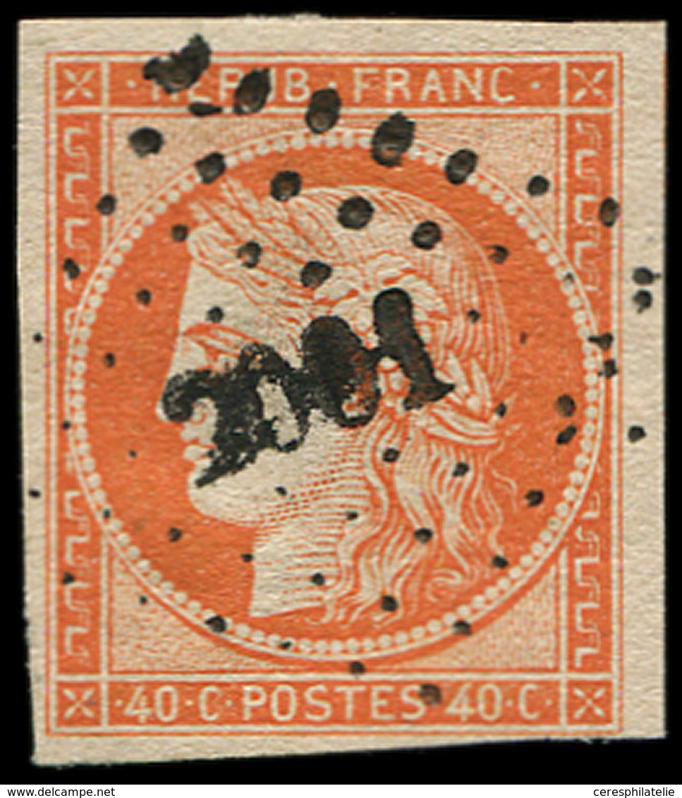 EMISSION DE 1849 - 5    40c. Orange, Oblitéré PC 2061, Frais Et TB. J - 1849-1850 Ceres