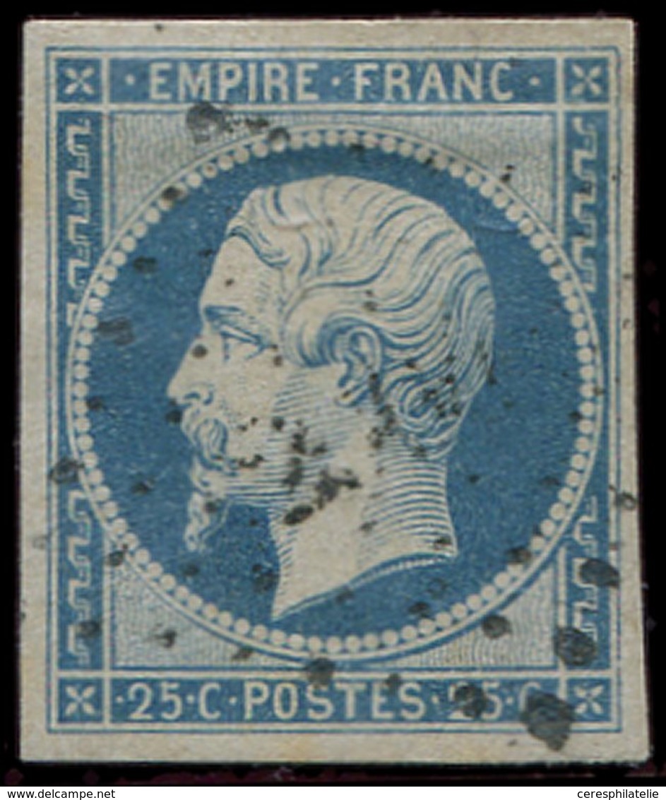 EMPIRE NON DENTELE - 15   25c. Bleu, Oblitéré PC Léger, TB - 1853-1860 Napoleon III