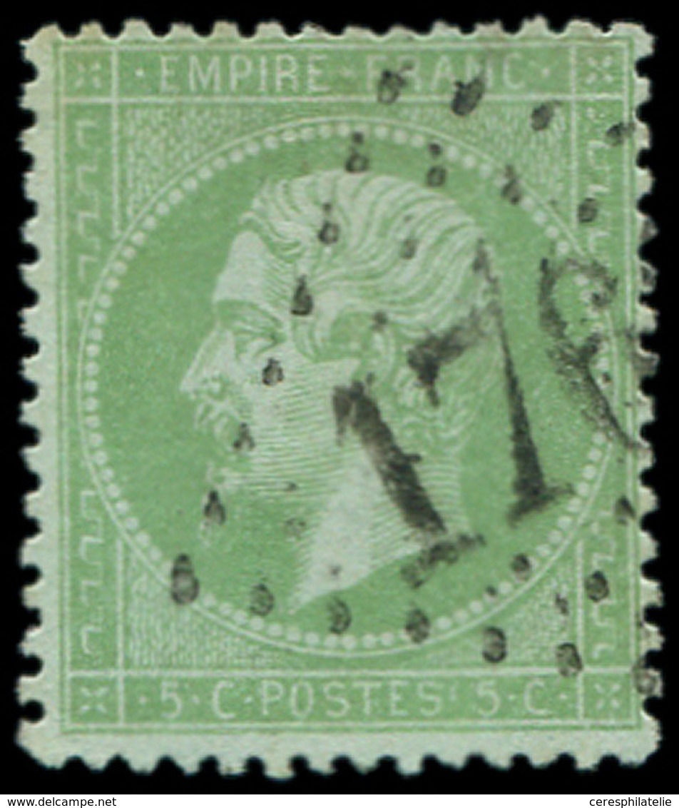 EMPIRE LAURE - 35    5c. Vert Pâle Sur Bleu, Obl. GC 176( ), TB - 1849-1876: Classic Period